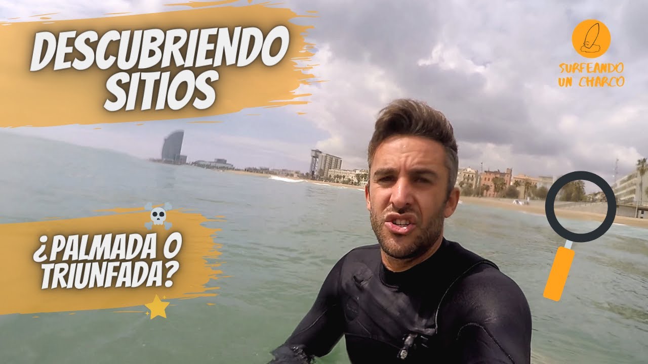 SURF🏄 en BARCELONETA - DESCUBRIENDO🔎  NUEVOS SPOTS