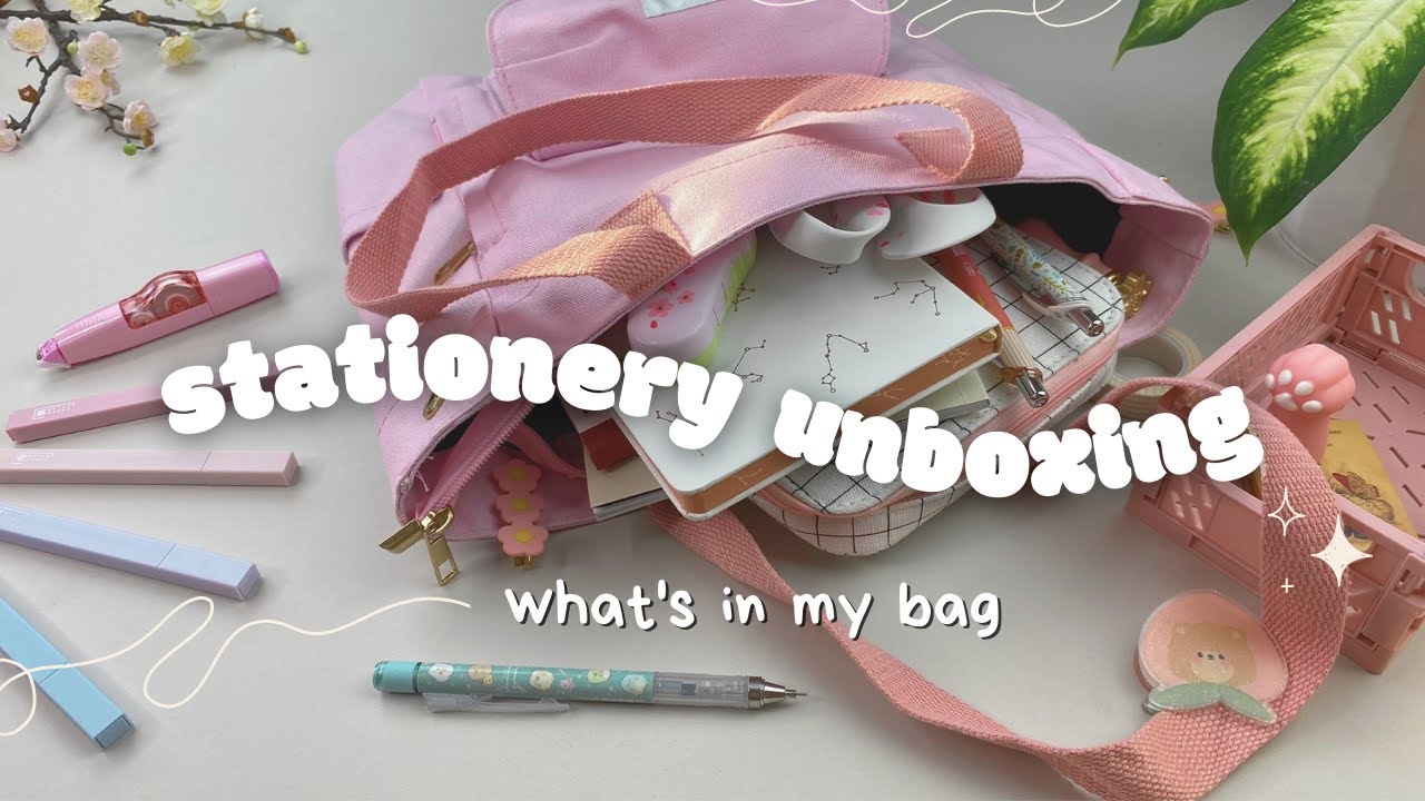 what's in my bag | a huge back to school stationery pal haul