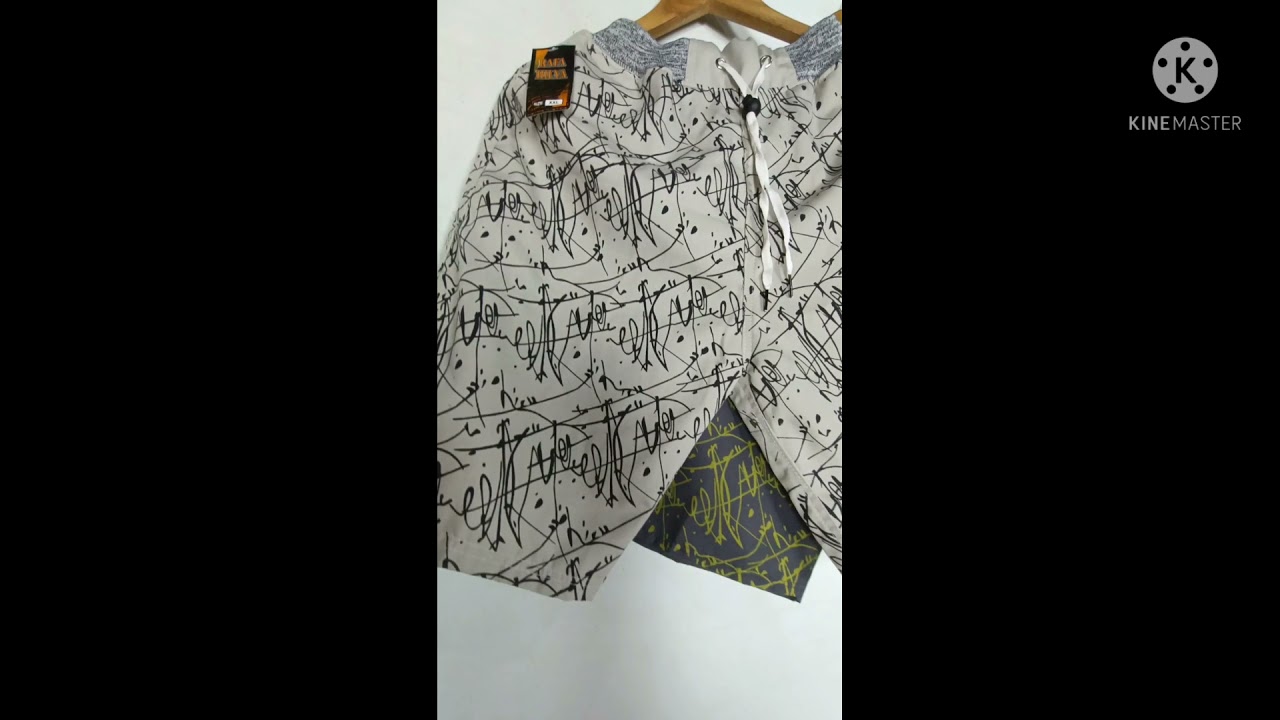 Celana pendek Pria Dewasa Distro Premium Motif Sablon