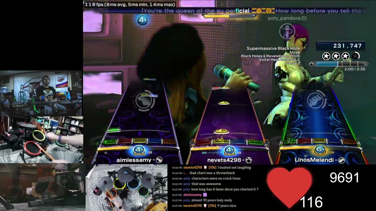 Supermassive Black Hole by Muse - Band Ones Rock Band 3 Deluxe RPCS3