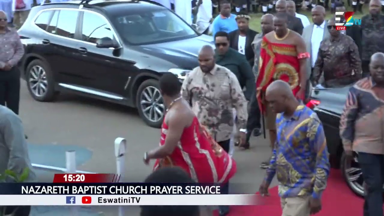 King Misuzulu kaZwelithini is in attendance at the Nazareth Baptist Church Prayer Service