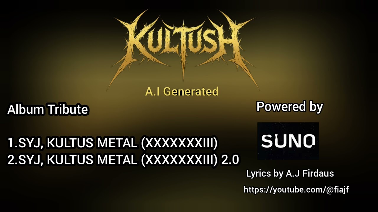 Album KULTUSH - Volume  73 - Tribute SYJ -   A.I Generated 2025