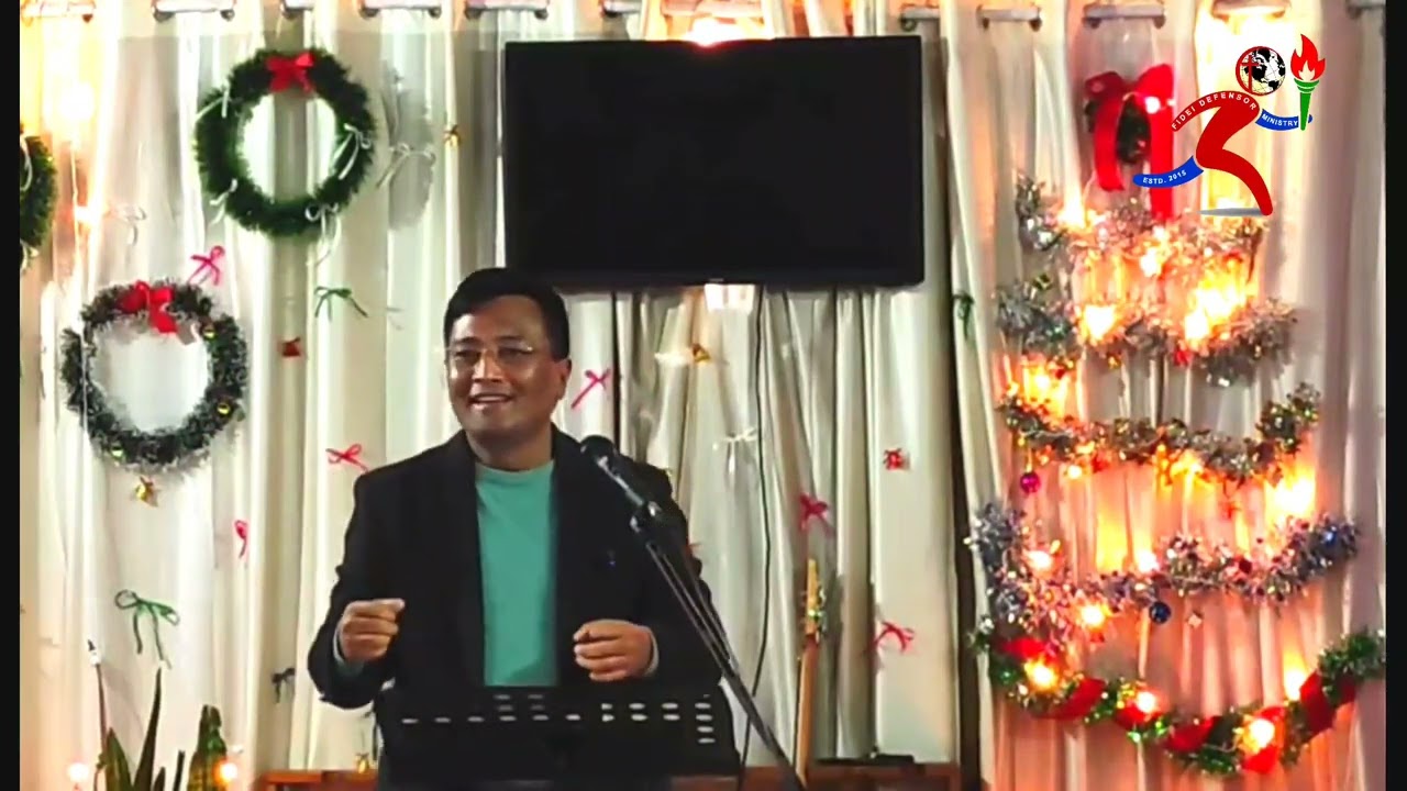 Evan. T. Damkhothang  Christmas Message 2023  at Team Fidei
