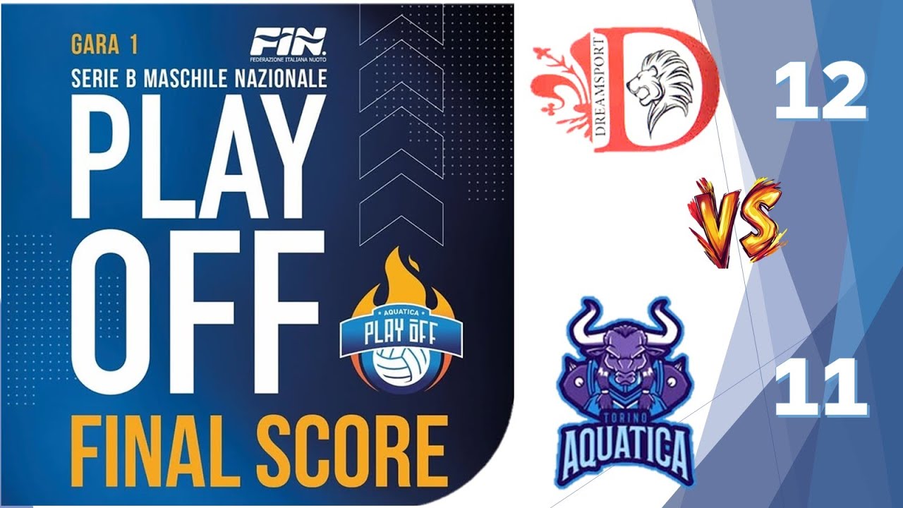 Dream Sport  - Aquatica Torino  serie B (M) play off SF gara 1