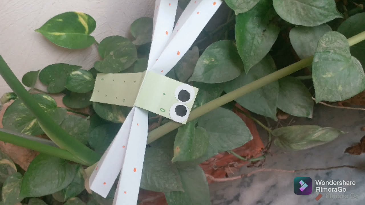 How To Make A Dragonfly \ Paper Dragonfly \ Paper Craft