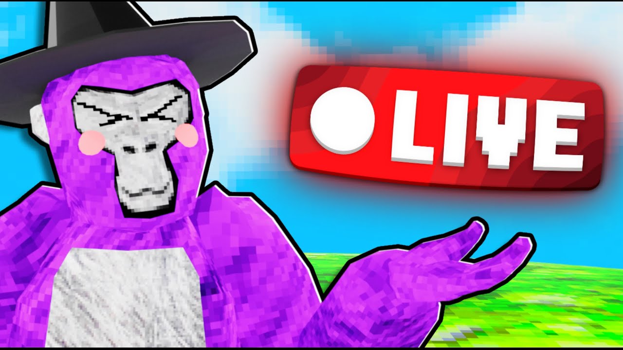 PLAYING GORILLA TAG LIVE WITH YOU GUYS!
