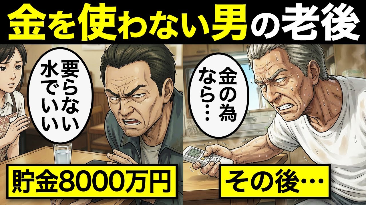 【漫画】生涯ドケチを貫いた男の老後の末路…