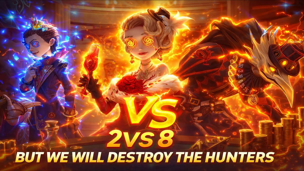 2VS8 BUT TRYING TO GET HUNTERS MAD  l Identity v