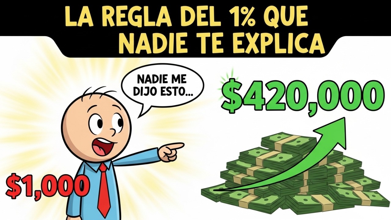 Imposible QUEDARTE POBRE si haces esto TODOS los días : LA REGLA DEL 1%