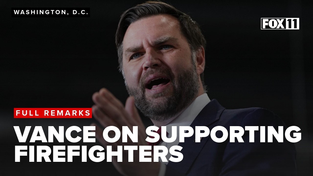 Vice President pledged Trump administration's continued support for firefighters and public safety