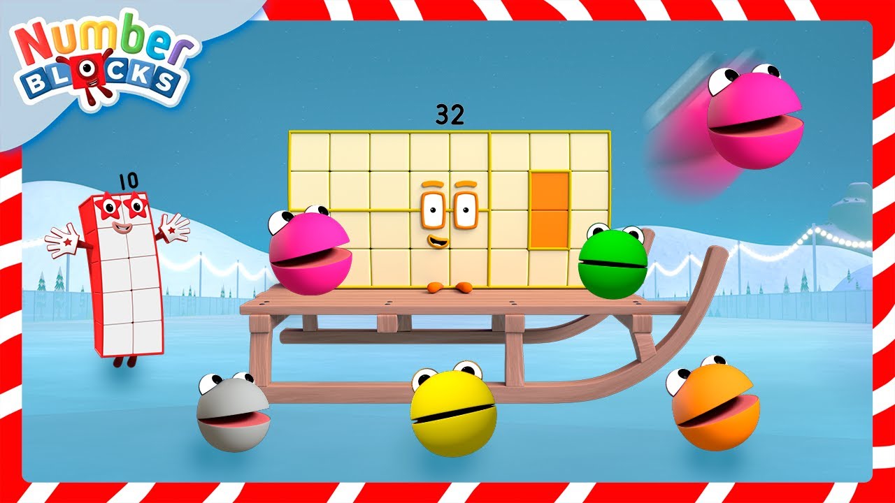 Exciting Numberblobs Christmas Counting Fun 🎁 | 60 mins of Maths for Kids | Numberblocks