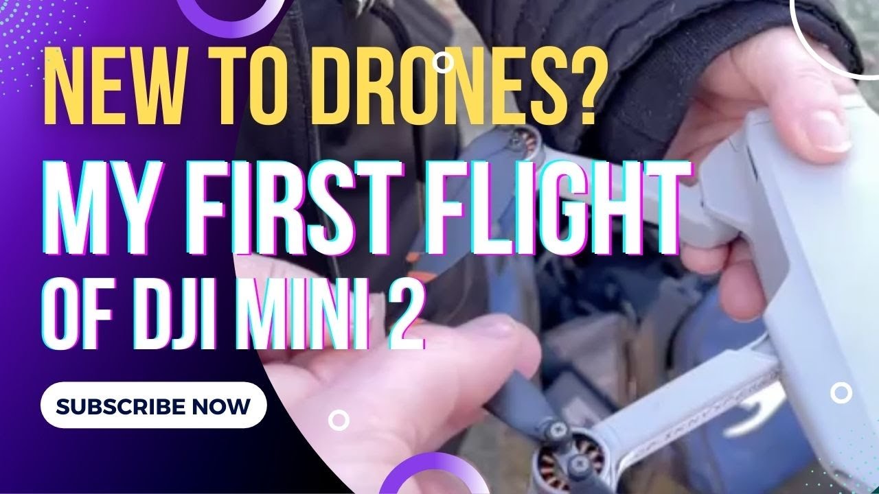 First ever drone flight with DJI mini 2