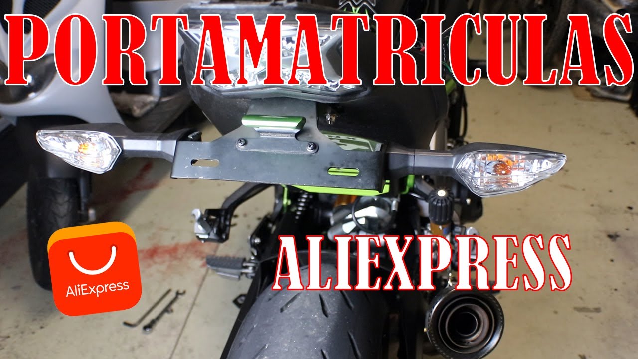 COMO MONTAR PORTAMATRICULAS DE ALIEXPRESS PARA Z900