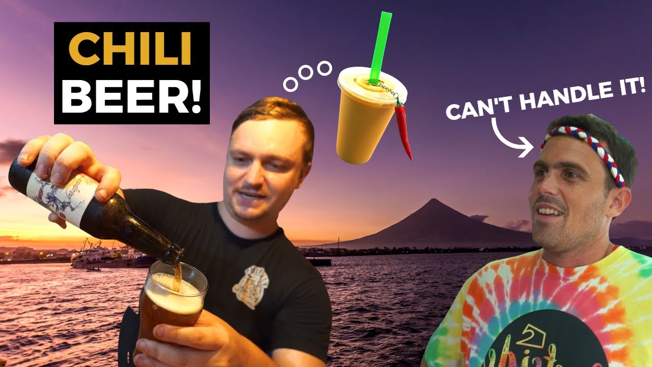 BICOL SPICY FOOD DAY! Chili BEER with BecomingFilipino (Philippines)