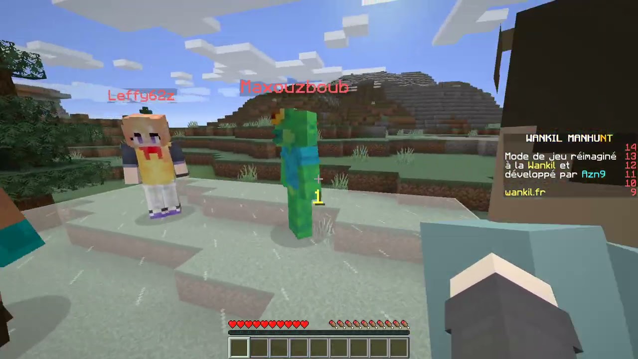 VOD - Laink et Terracid // Minecraft (Wankil Manhunt #5)