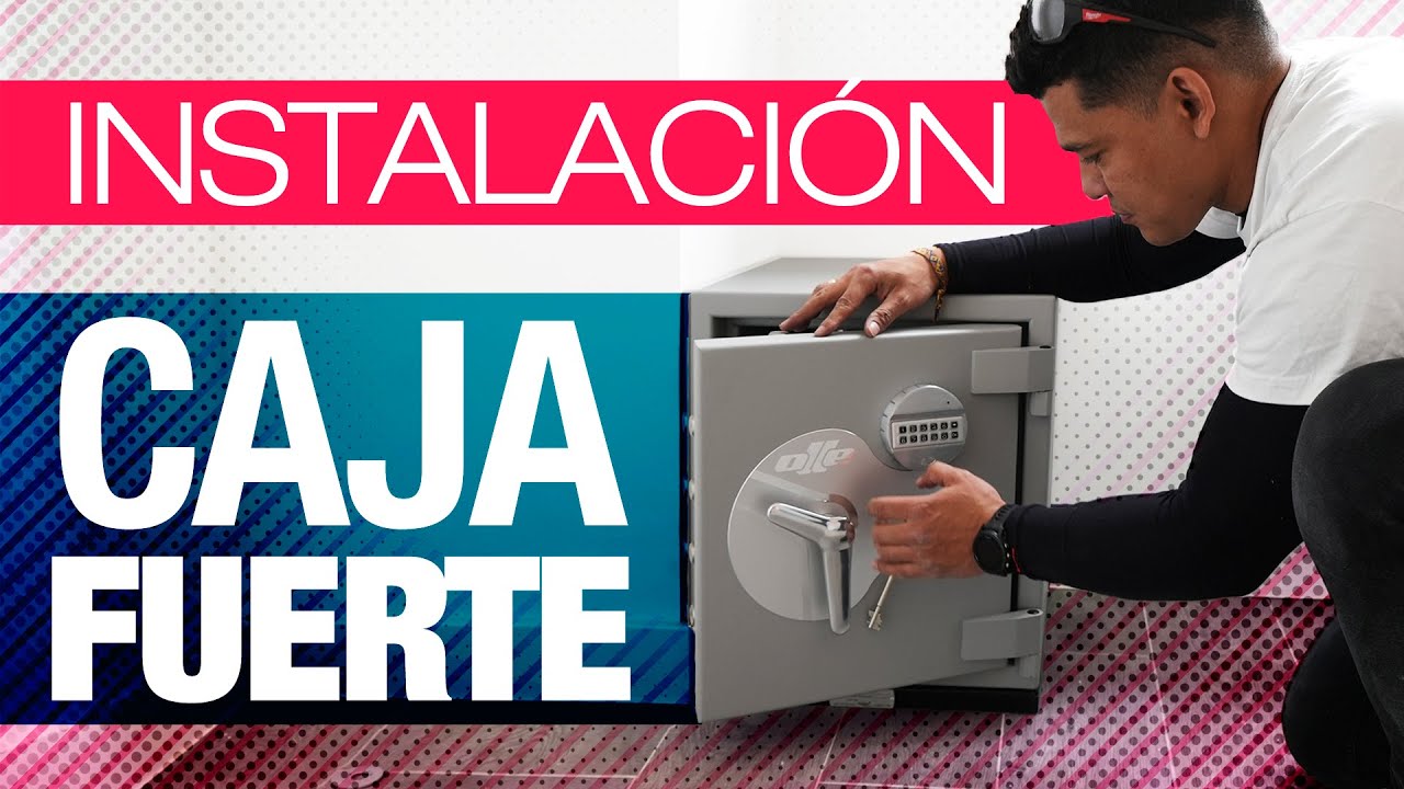Como instalar una CAJA FUERTE  para ARMAS 😯 (GRADO IV )🛑