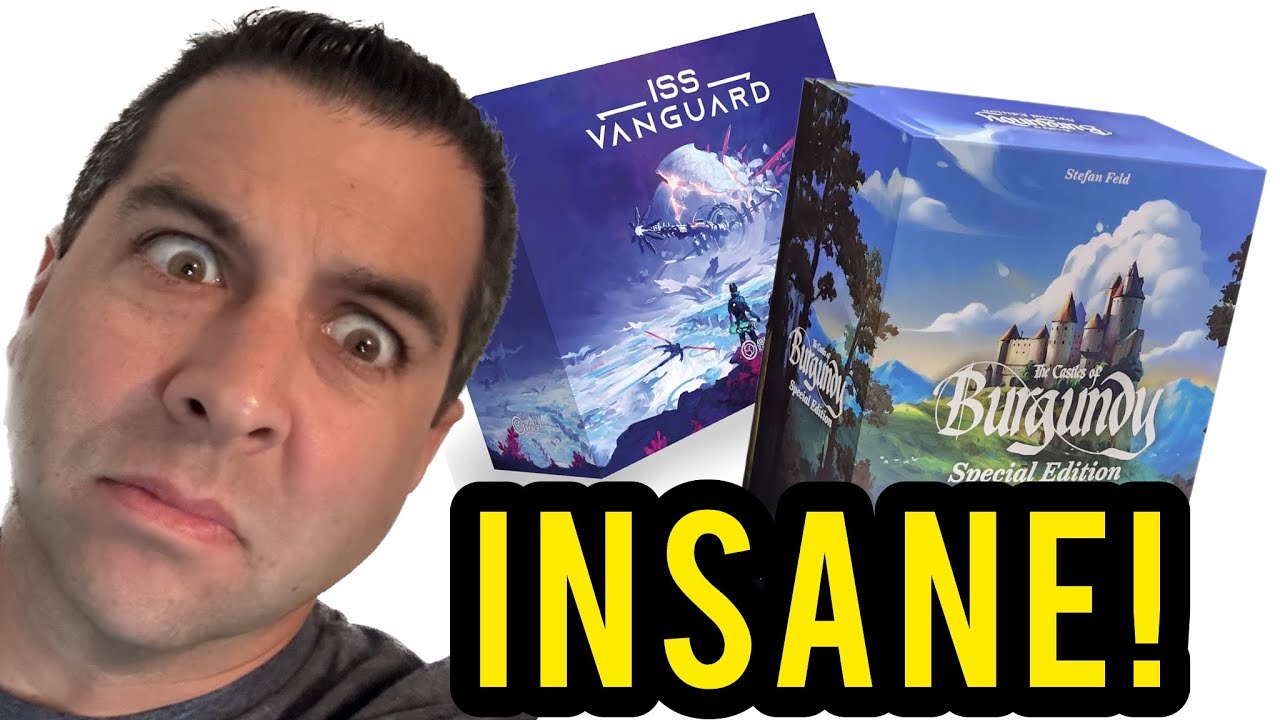 The Craziest Double Unboxing EVER! ISS Vanguard + Castles of Burgundy Special Edition