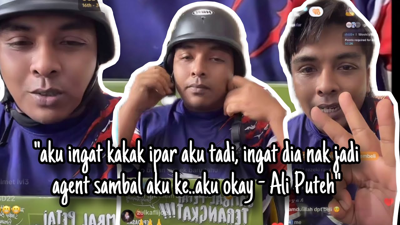 Ali Puteh Terkejut Nama Hidayah Komen Di Live Beliau, Sangkakan Kakak Ipar Rindu