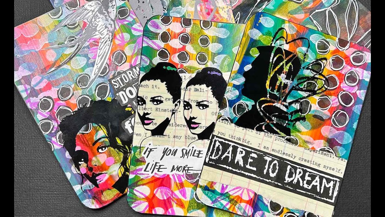 Art Journaling with Niamh: Creating your own art deck