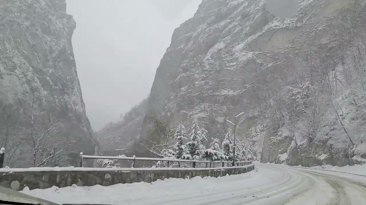 Through the Snowy Mountain Pass