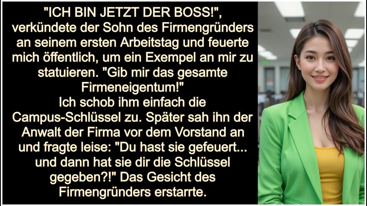 Er hat mich öffentlich gefeuert – meine Schlüssel beendeten seine gesamte Karriere.
