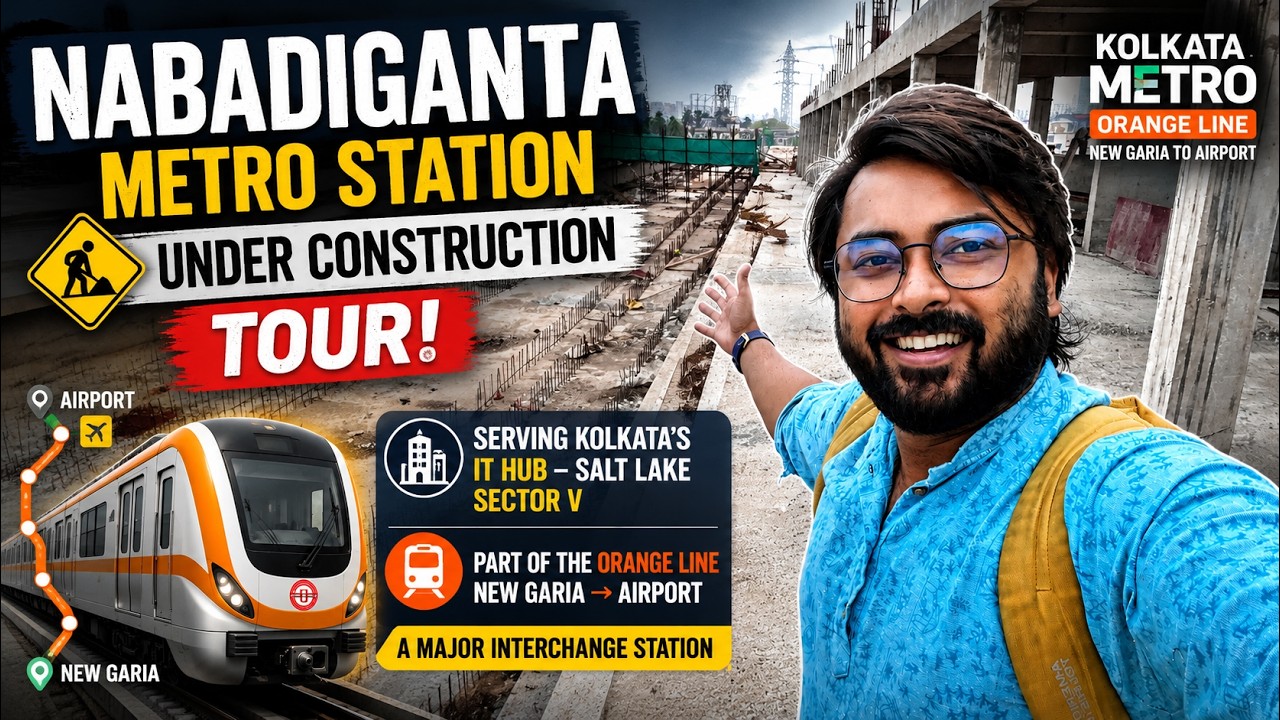 Nabadiganta Metro Station Latest Construction Update | New Garia to Airport Metro Update Inside Tour