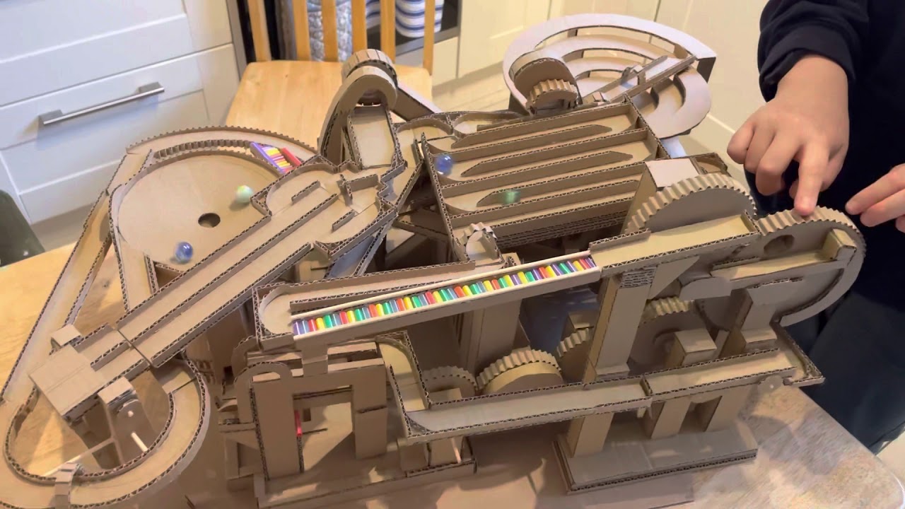 Cardboard Marble Run Machine #3