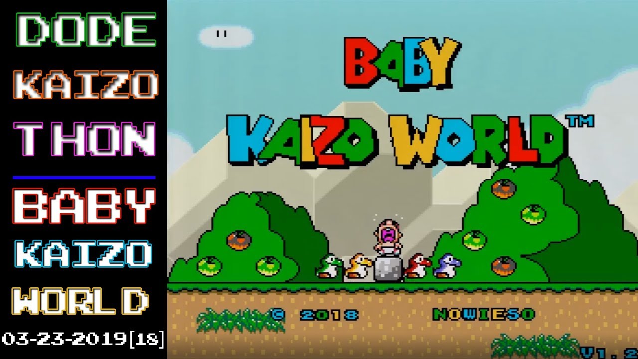 Kaizothon #18 - "Baby Kaizo World" by Nowieso
