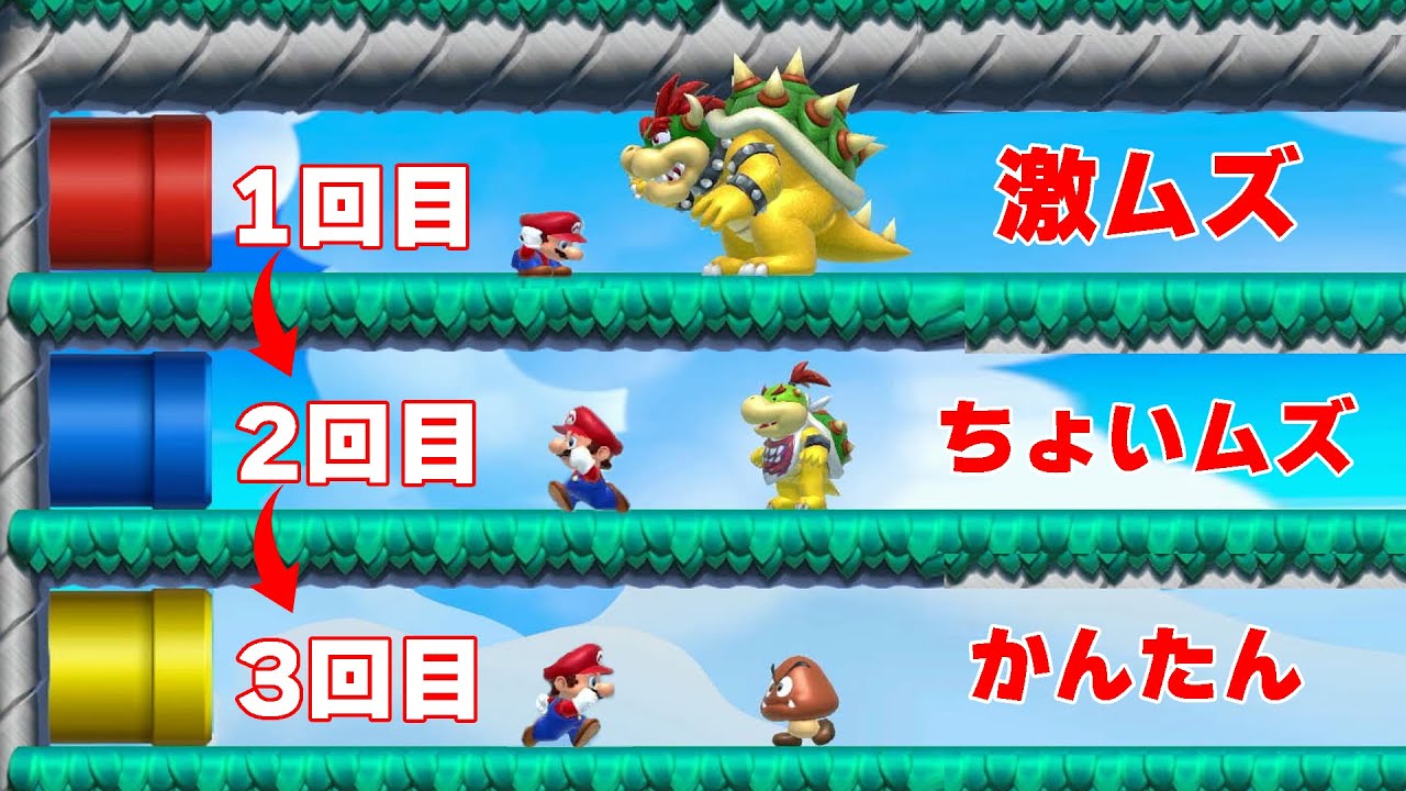 やられるたびに簡単になるコース！？どんどん簡単になって楽しいｗｗ