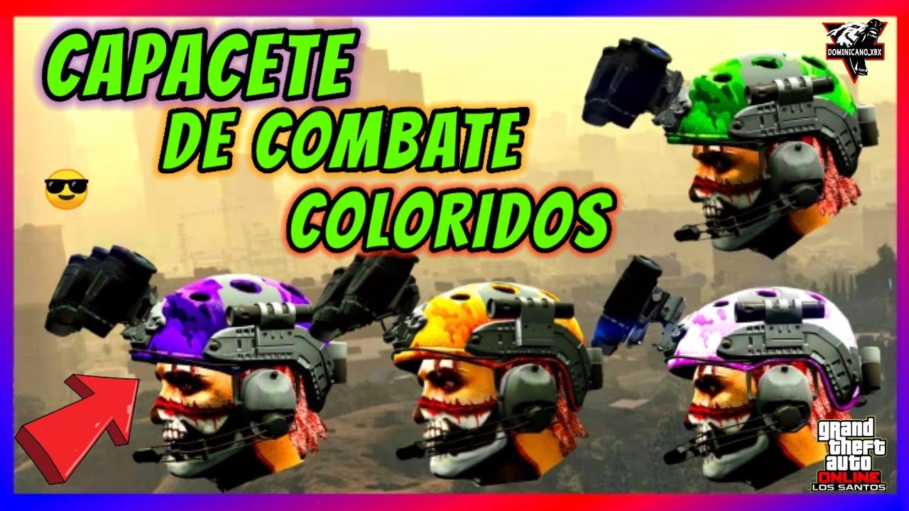 GTA 5 online: COMO DEIXAR CAPACETE COLORIDO FÁCIL E SOLO XBOX PS4/5