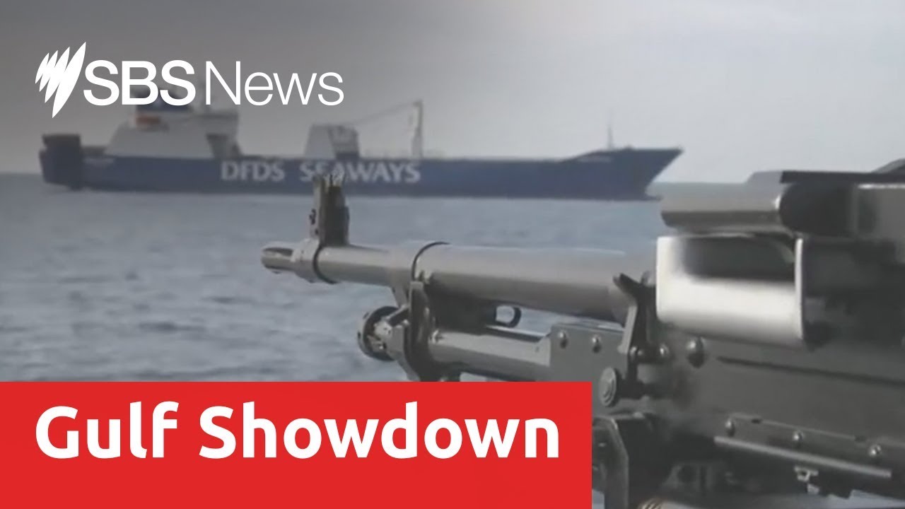 Three Iranian vessels have tried to block a British tanker in the Gulf