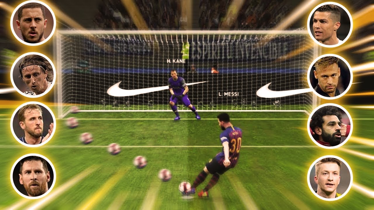 CHAMPIONS LEAGUE DE PÊNALTIS PEGA FOGO COM SALAH, MESSI, CR7 E NEYMAR!
