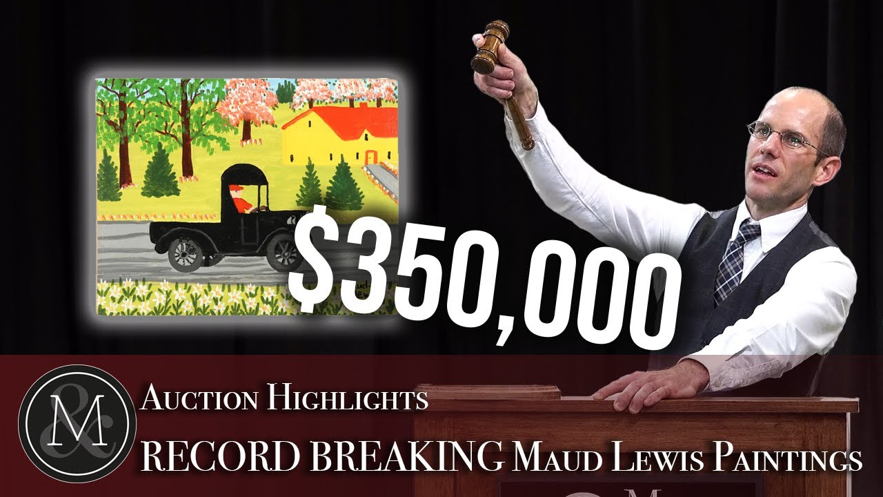 Maud Lewis 'Black Truck' painting sells for $350,000 at Miller & Miller Auctions ($418,000 with BP)