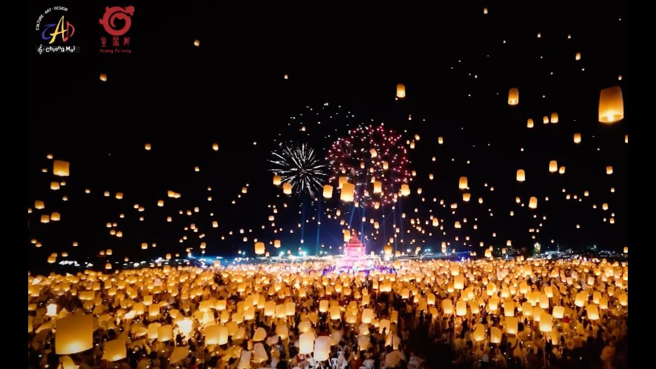 Chiangmai CAD Khomloy Sky Lantern Festival 2024 (Yi Peng)