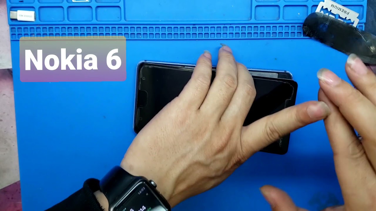 Remove the Nokia 6 screen / Nokia 6 Removal Instructions / Replace the Nokia battery