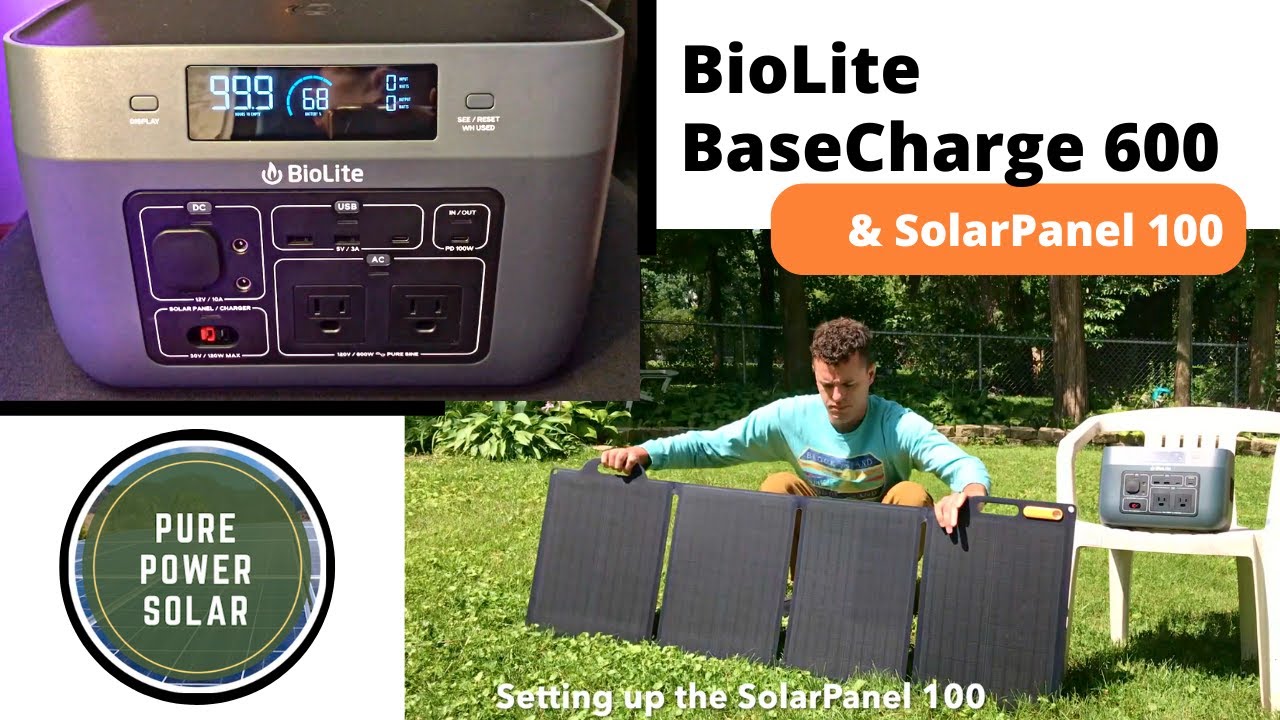 (REVIEW & TEST) BioLite BaseCharge 600 & SolarPanel 100