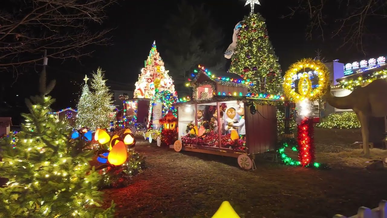 Frostland Village 2024 Pitman NJ Holiday Display - Winners Great Christmas Light Fight!