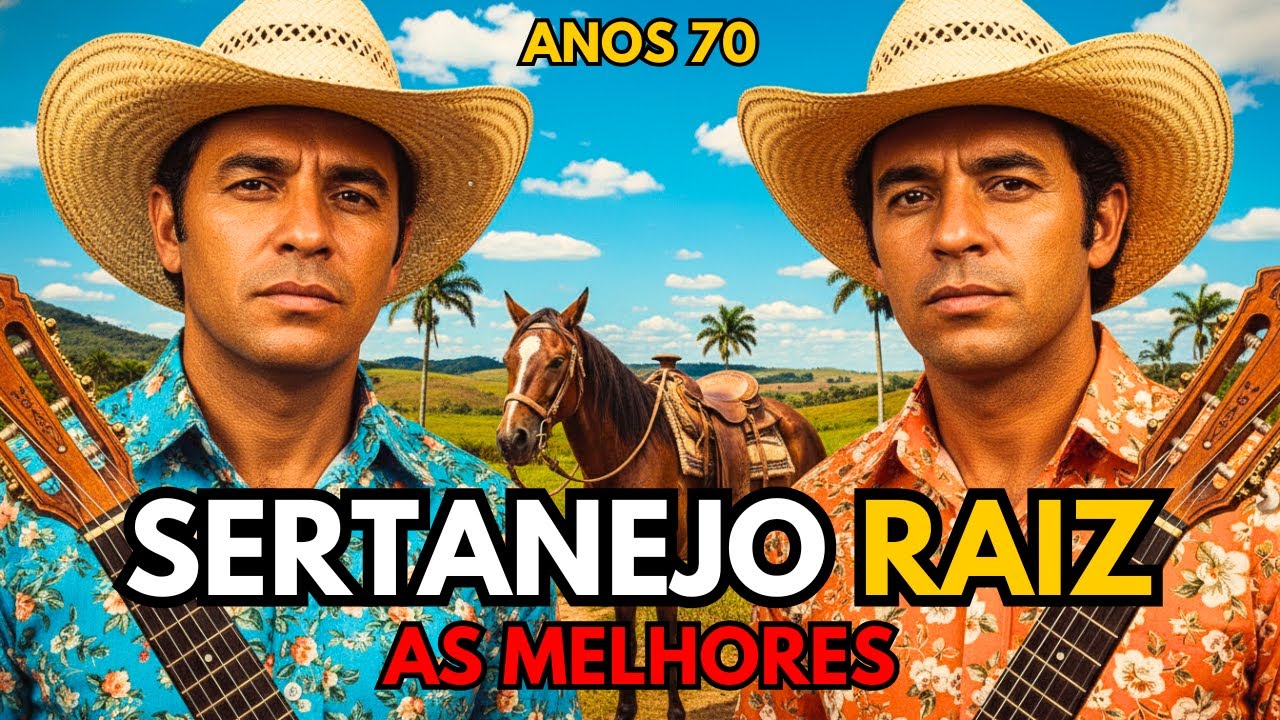 Os Melhores Modões Anos 70 - Álbum Sertanejo Completo | Viola, Sanfona e Gaita - Santi & Santiago