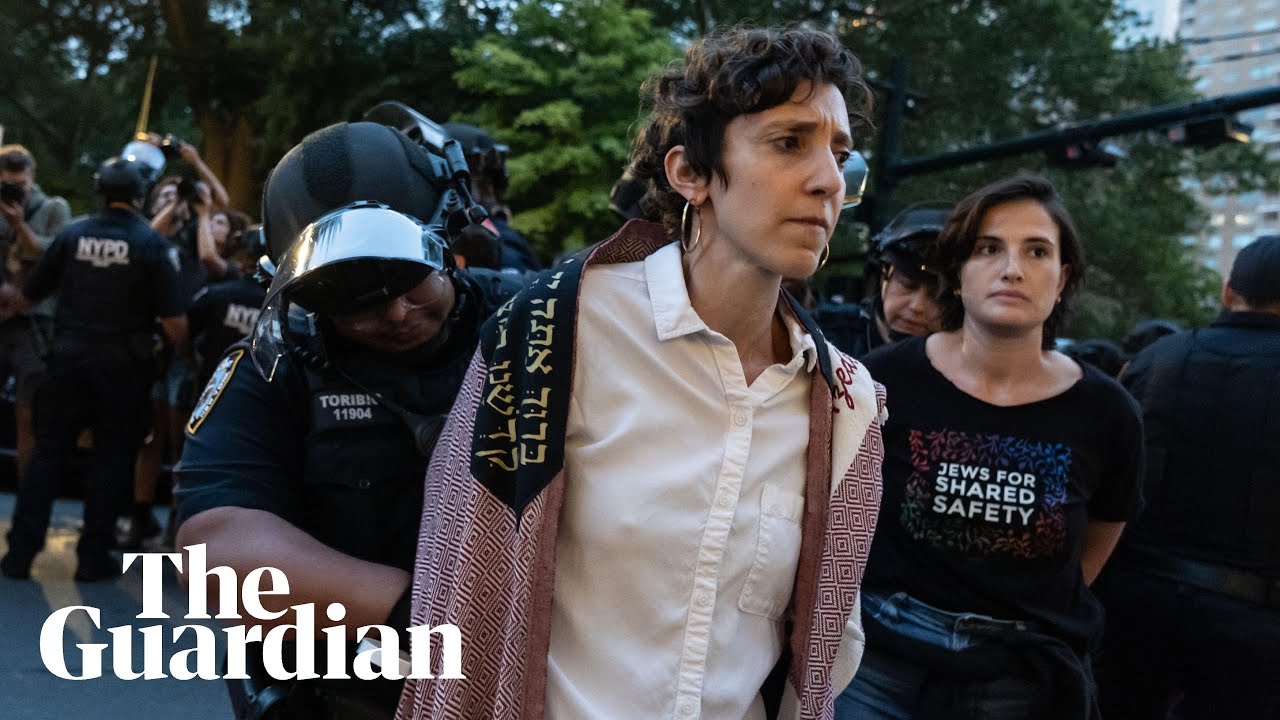 At least 40 arrested at protest against Gaza war at Trump hotel in New York