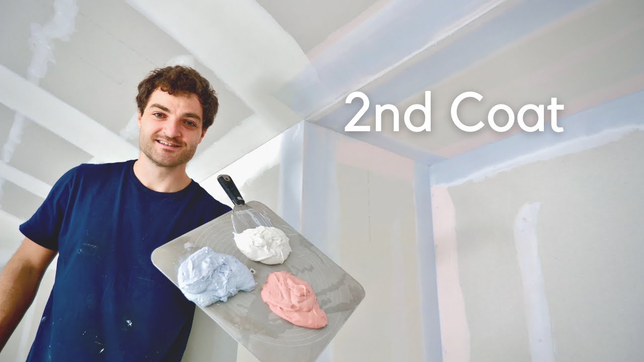 How to Mud - A visual tutorial - Second coat of mud