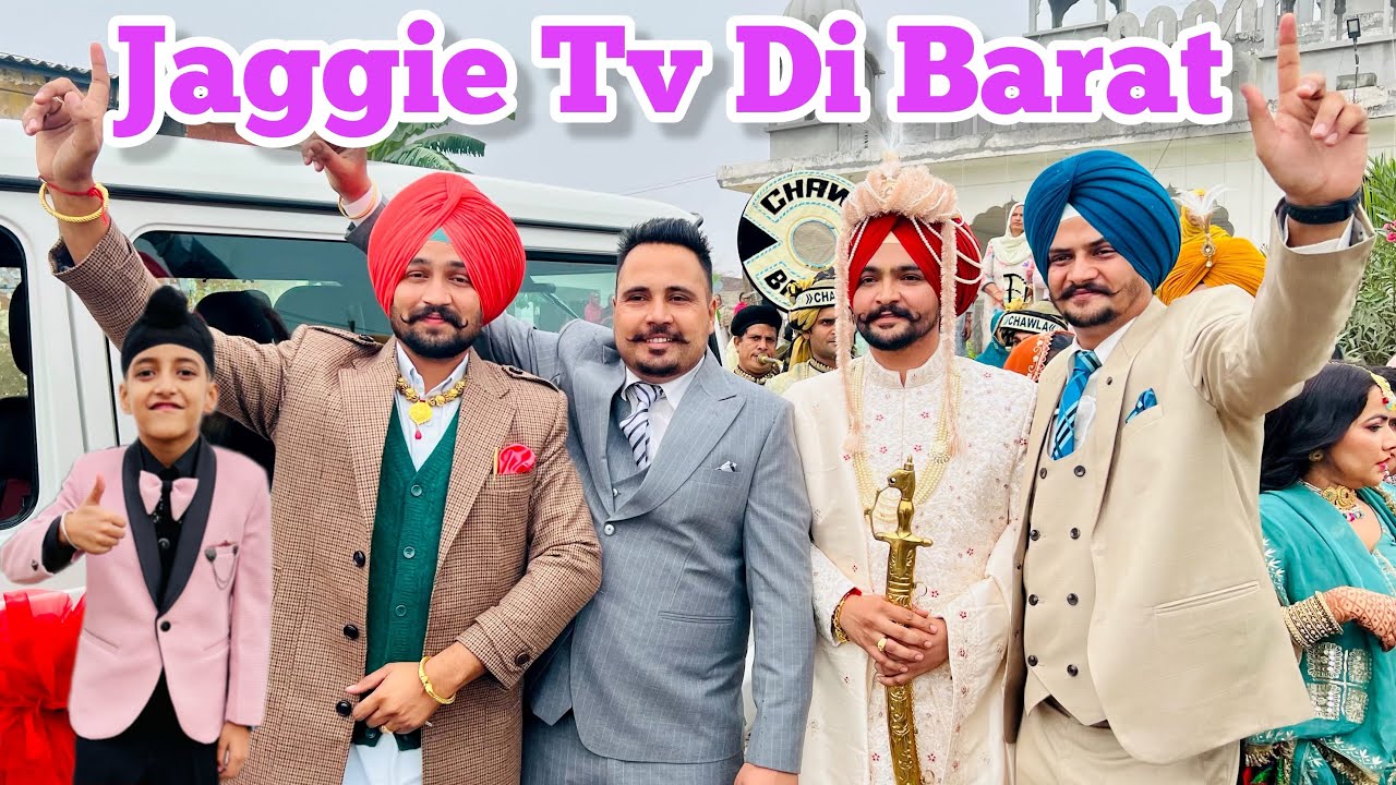 Jaggie Tv Da viah | Full Video Jaggie Tv Di Barat | part-4 Punjabi wedding #jaggietv #sahibdeepvlog