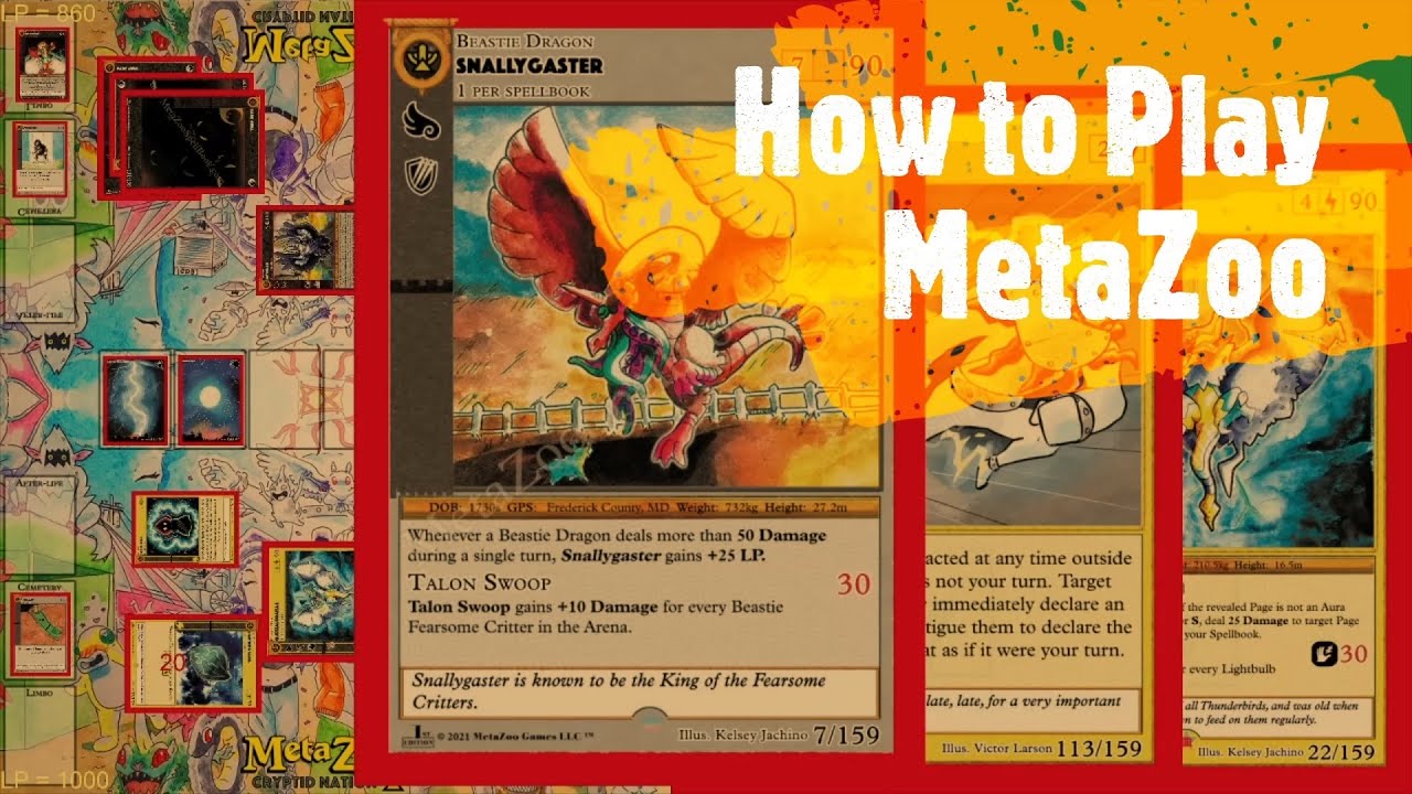 How To Play MetaZoo - MetaZoo Walkthrough of a game with descriptions