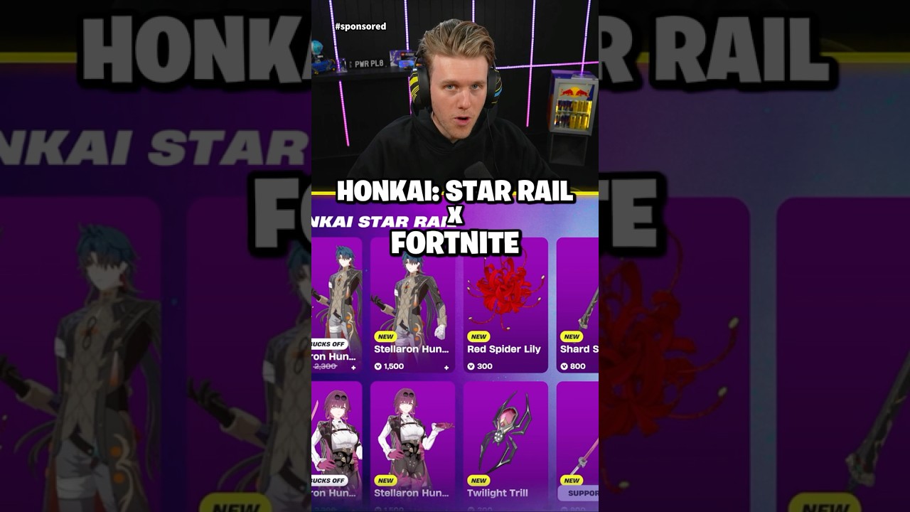 Следующая масштабная коллаборация Fortnite уже здесь! #HSRxFortnite #Honkaistarrail #Sponsored