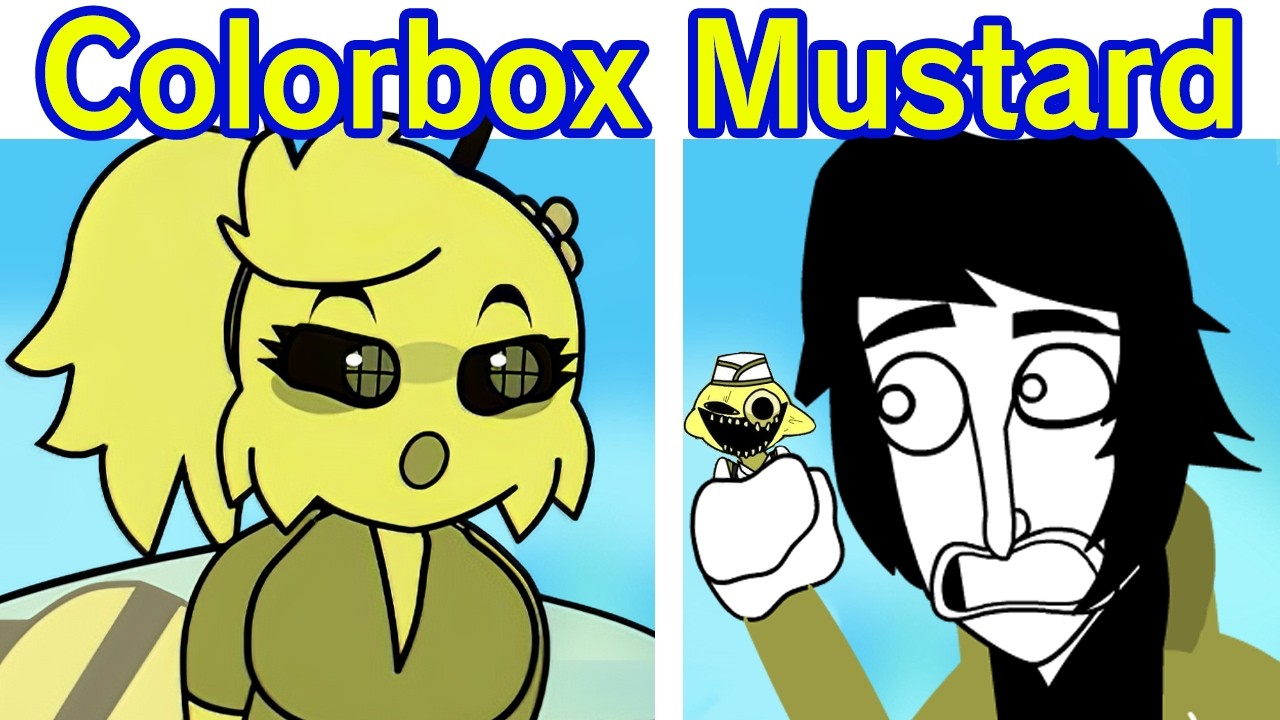 FNF VS Colorbox Mustard Mix - Scream | Incredibox (Mod/Hard)