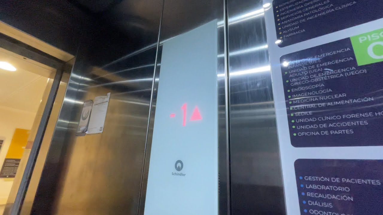 (Ascensor Núcleo 2) 2018 Schindler 5500 Ascensor MRL Tracción @ Hospital, Viña del Mar, Chile