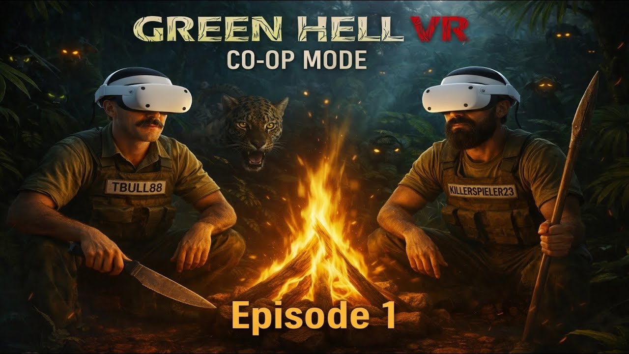 Green Hell VR Coop - Episode 1 - Livestream - Killbull VR - Deutsch