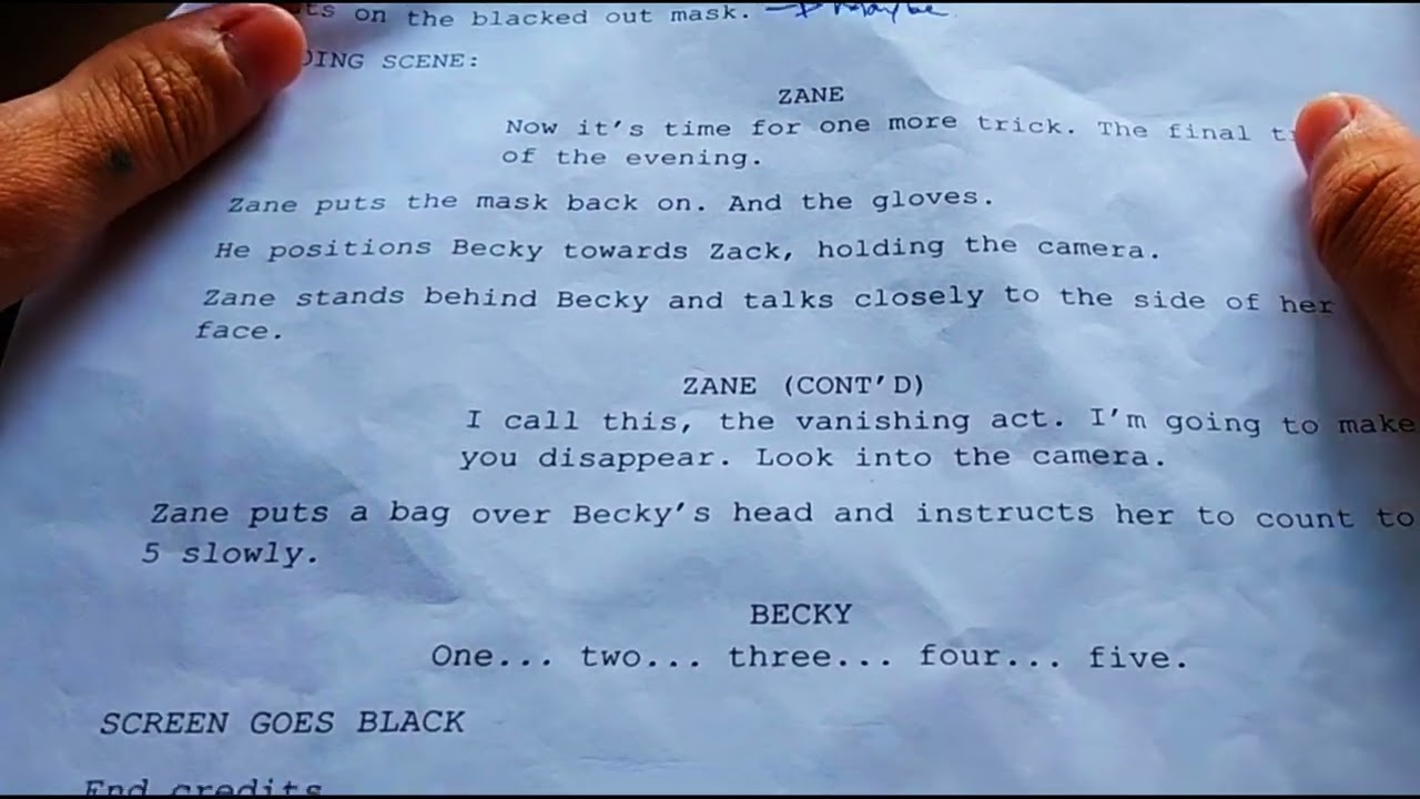 The Reckoning Behind The Scenes - The Script