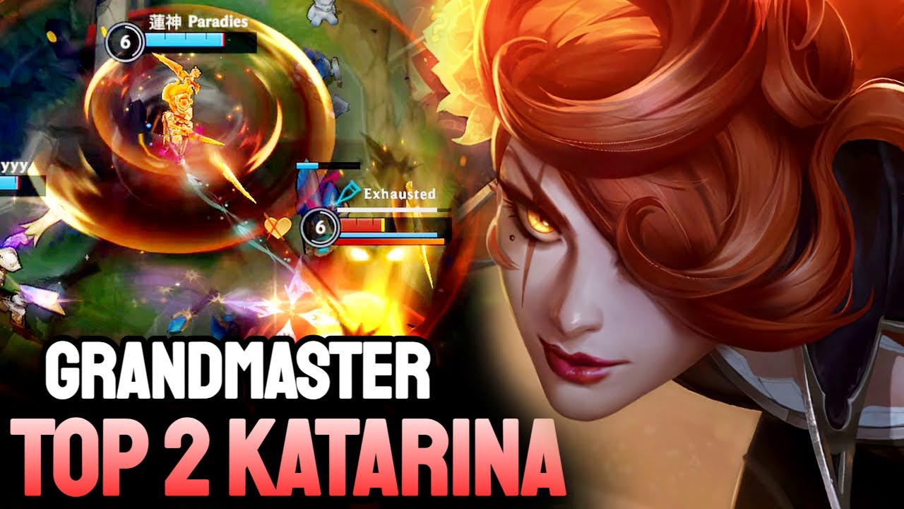 WILD RIFT KATARINA - TOP 2 KATARINA GAMEPLAY - GRANDMASTER RANKED
