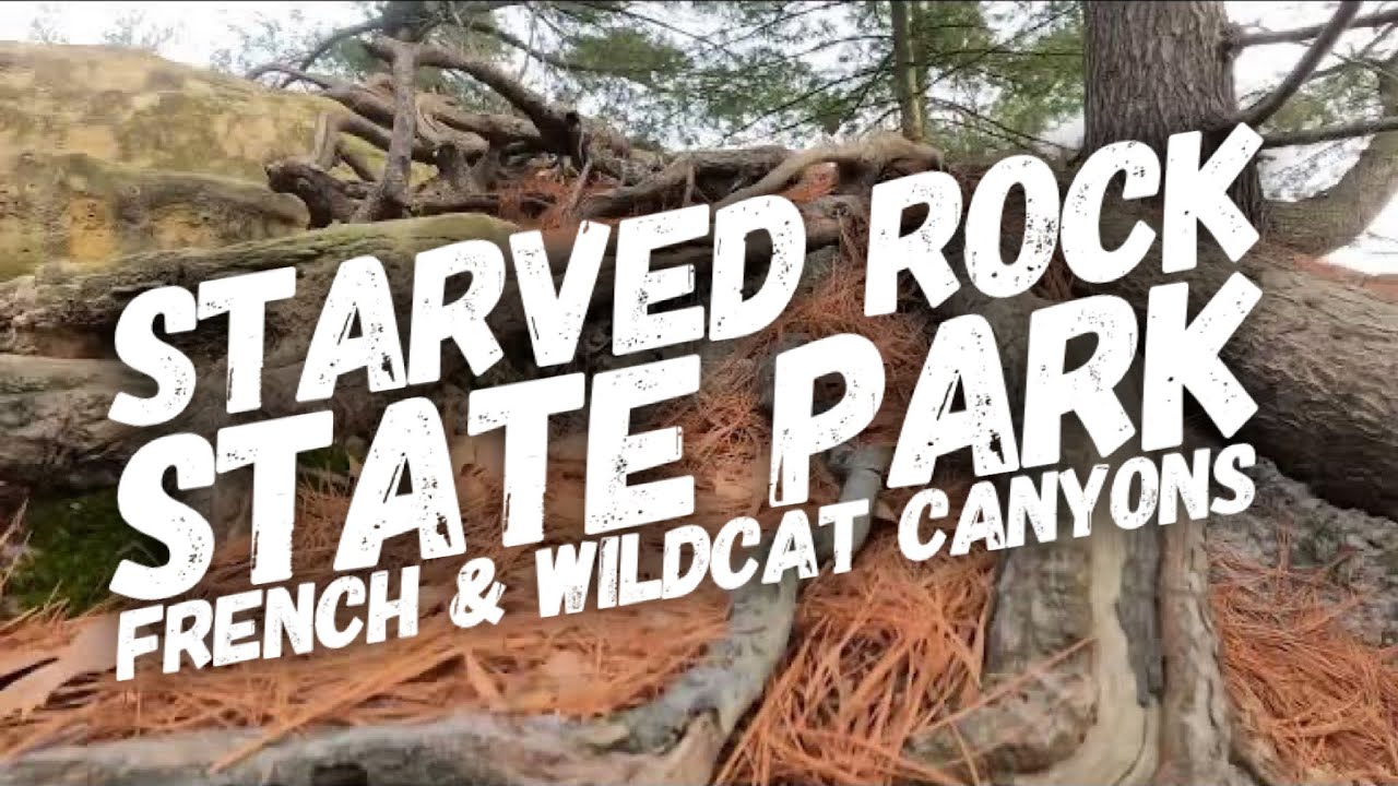 4K Ice Waterfalls at Starved Rock | Wildcat Canyon & French Canyon