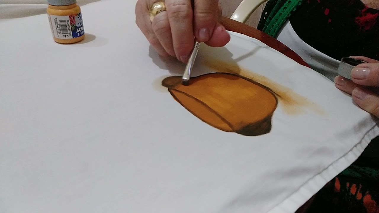 Como pintar um tacho com uma saboneteira .